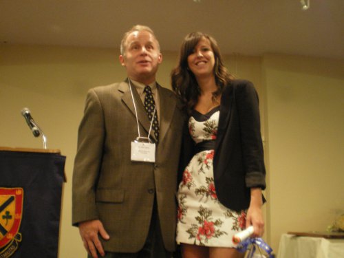 Dr. Adams and Alexandra Carter